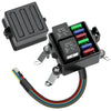 Truck RV Marine Fuse Box 6-Circuit 2 Relays Electrical