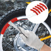 Motorcycle Car ATV Red 5 x Wheel Protector Tire Changing Rim Edge Savers