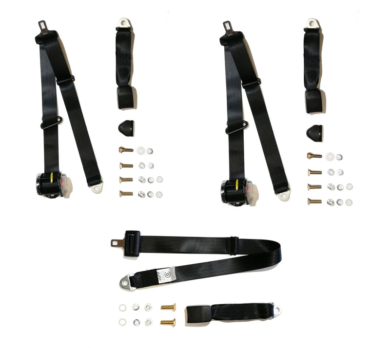 Holden Apollo Sedan Rear Retractable Seat Belt Kit (1989-1993)