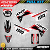 Honda CRF 110 (2019-2020) Stickers Custom Graphics Full Kit