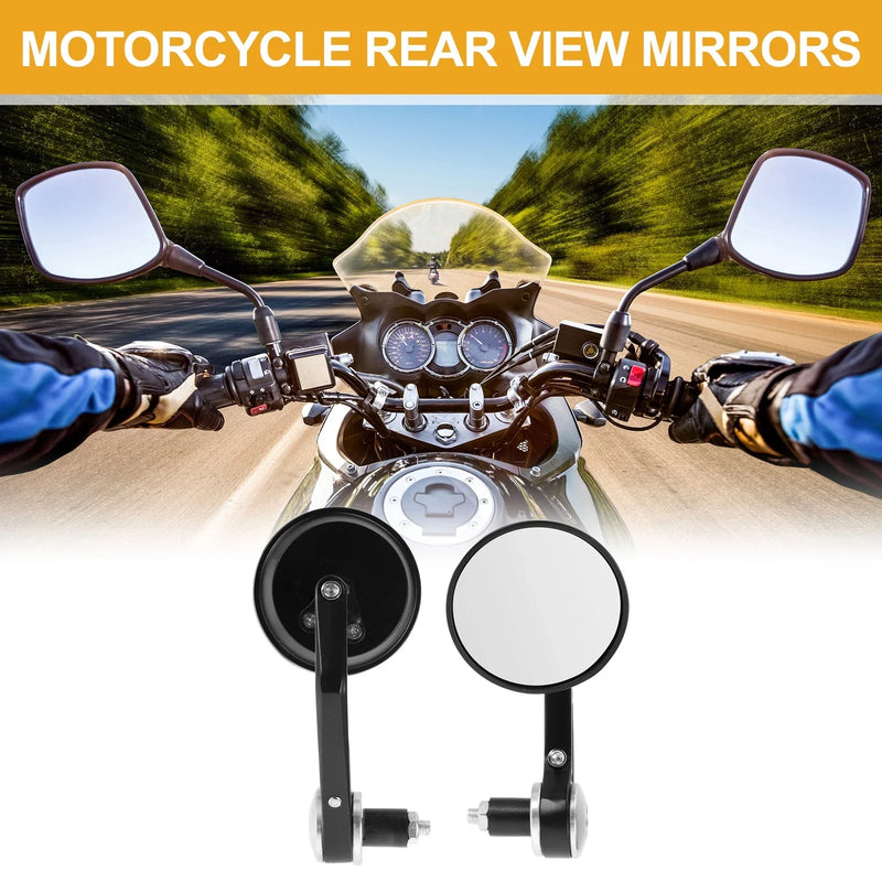 M8 Motorcycle Rear View Mirrors / Handlebar Mirror Aluminum