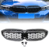 BMW 3 Series G20 (2019-2022) Glossy Black Front Bumper Upper Mesh Grille