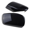 BMW E60 5-Series 525i 530i 540i (2004-2007) 2 x Carbon Black Car Mirror Cover Caps