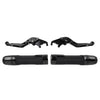 Kawasaki ZX10R / RR Black Extendable Brake Clutch Levers Grips (2004-2023)