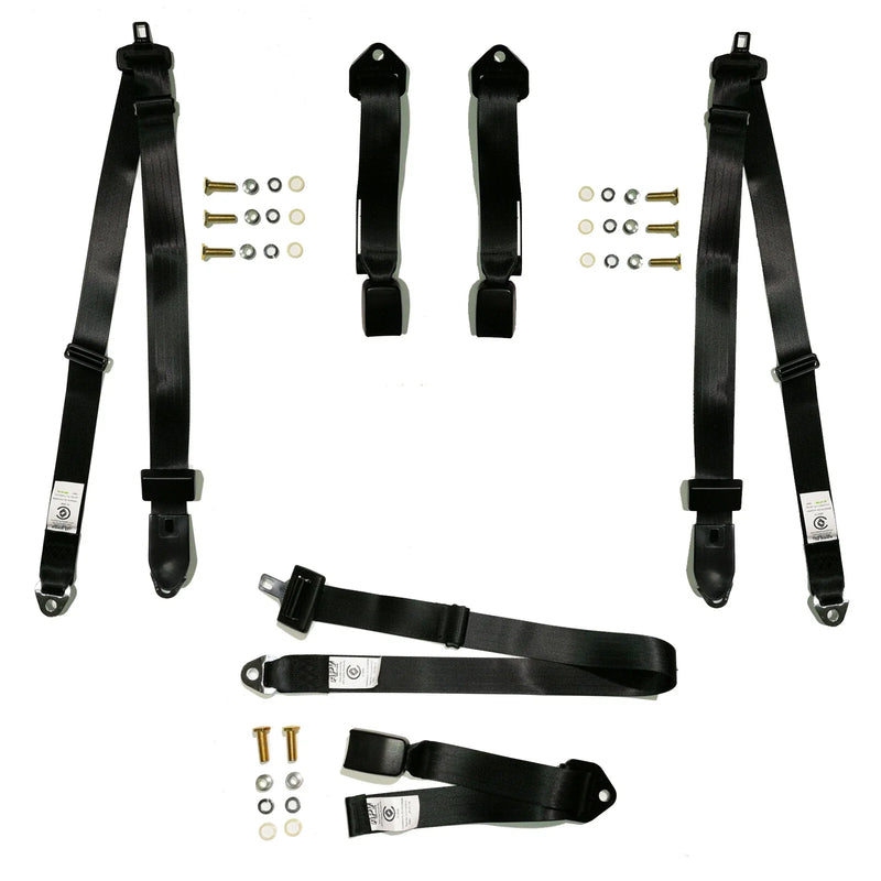 Ford XK XL XM XP XR XT XW Front Bench Seat Belt Kit (1960-1970)