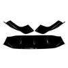 Mercedes Benz GLC Coupe (2023-2024) Black Rear Bumper Splitter Lip