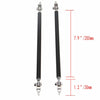 Honda 8" Black Adjustable Front Bumper Lip Splitter Strut Rods