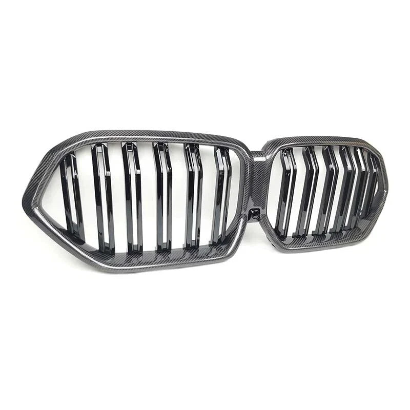 BMW X6 G06 2020-2024 Real Carbon Fiber Front Bumper Grille