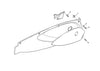 Lotus Elise Exige 10 x Interior Door Trim Sill 5mm