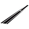 Car SUV Vinyl Graphics Cover Hood Racing Stripe 80x12cm
