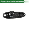 Toyota Land Cruiser Black Front Left Exterior Door Handle (2008-2021)