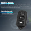 Toyota Lexus 4 Button Key Shell Case Remote Replacement Black