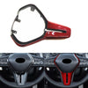 Infiniti Q50 Q60 Red Carbon Fiber Steering Wheel Cover (2017-2023)
