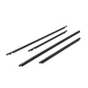 Toyota Echo 4 x Front Rear Weatherstrip Door Glass Belt Moulding (2000-2005)