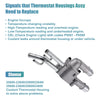 Hyundai Elantra Engine Coolant Thermostat Housing (2001-2006)