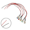 Car Boat 5pcs Set LED Indicator Light Dash Panel Lamp