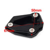 BMW S1000R S1000RR Kickstand Side Stand Extension Foot Plate Pad (2019-2023)