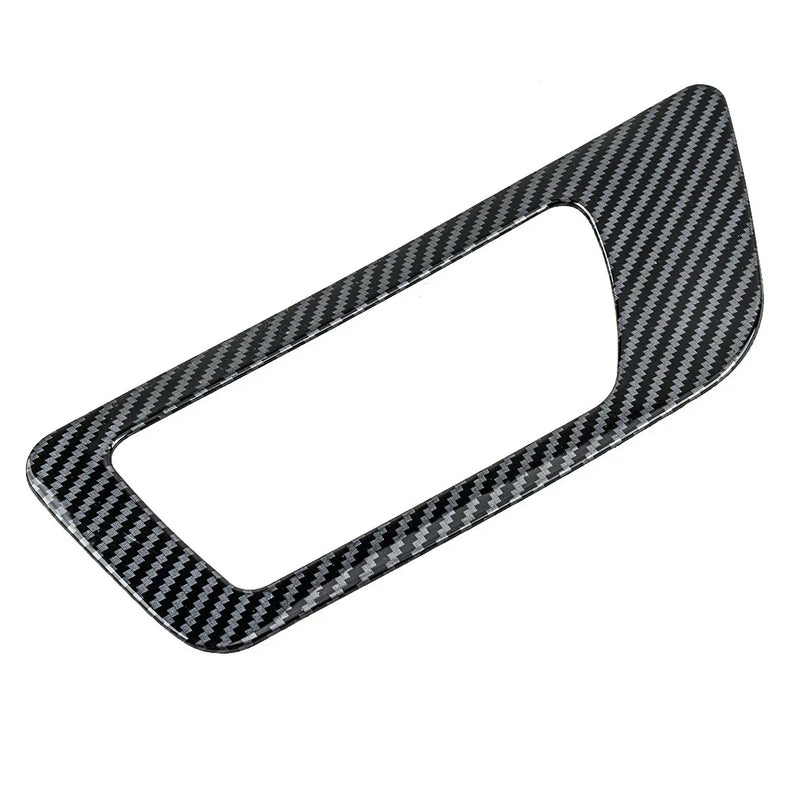 Toyota Highlander 4x Carbon Fiber Style Interior Door Dish Covers (2017-2019)
