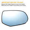 Honda Odyssey Right Side Blue Heated Mirror Glass (2006-2008)