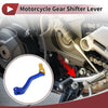 Bosuer M4 Gear Shift Lever Folding Blue Gold-Tone Silver-Tone