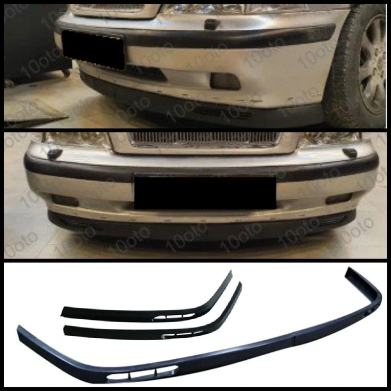 Volvo S40 (2004-2012) 2 Piece Pcs Laguna Front Bumper Splitter Spoiler