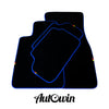 BMW 2 Series F22 Coupe 2 x (2014-2021) Blue Trim AutoWin Black Floor Mats