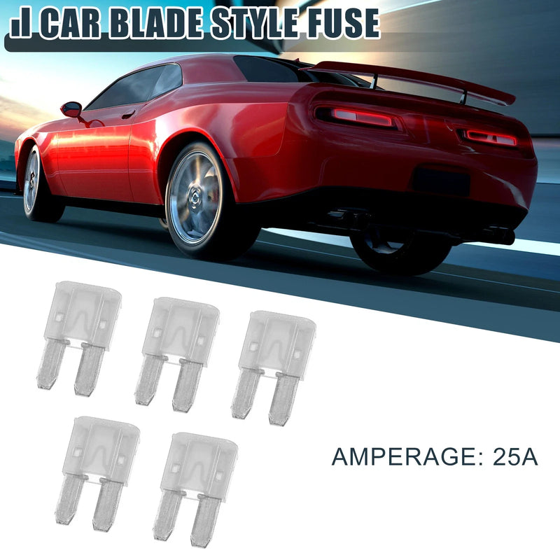 Car, Boat, Truck, RV, Motorcycle 5 x 25A Mini Blade Fuses (N/A)