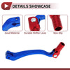 Kayo T6 Folding Gear Shifter Lever Blue Red