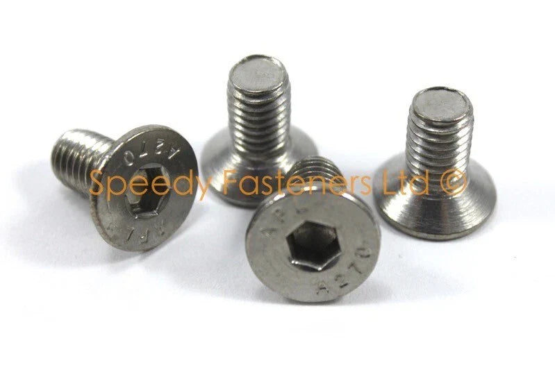 Ford KA 4 x Brake Disc Rotor Hub Screws Bolts Stainless Steel (1996–2008)