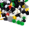 200pcs Car Door Panel Bumper Fastener Clips