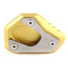 Kawasaki Z1000 Gold CNC Side Stand Kickstand Foot Plate Pad (2010-2018)