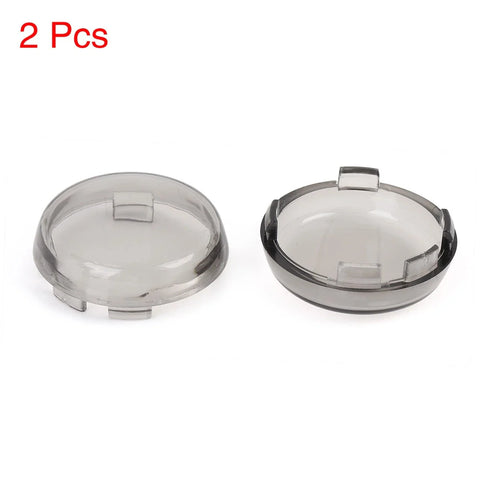 Harley 2 x Motorcycle Turn Signal Light Indicator Lens Cover Smoked Color