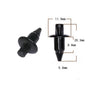Kawasaki 10x Kawasaki rivet plastic screw fork head Fender & edge clips