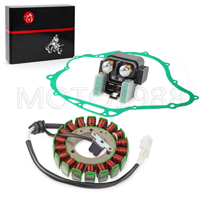 V Star 1100 Custom Yamaha Stator Generator & Starter Relay (00-03)