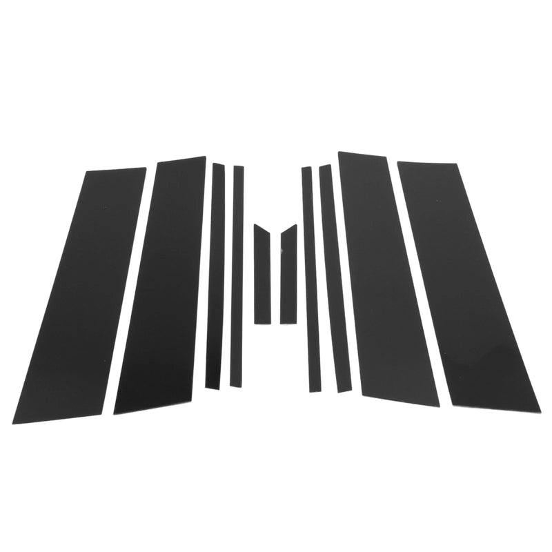 Toyota RAV4 (2020-2021) Black Plastic 10 Pcs Window Trim Covers