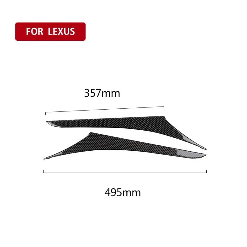 Lexus IS250 IS300 Carbon Fiber Side Center Consle Accessories Cover Trim Fit