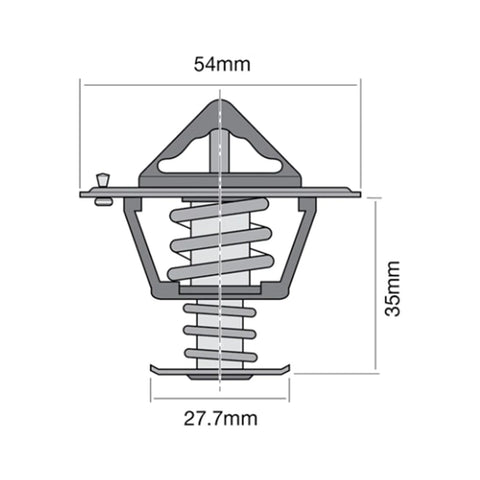 Nissan Navara D21 D22 4cyl 2.4L KA24E KA24DE Thermostat (1992-2005)