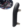 Car - Black / Silver Clamp Universal Exhaust Muffler Heat Shield Cover