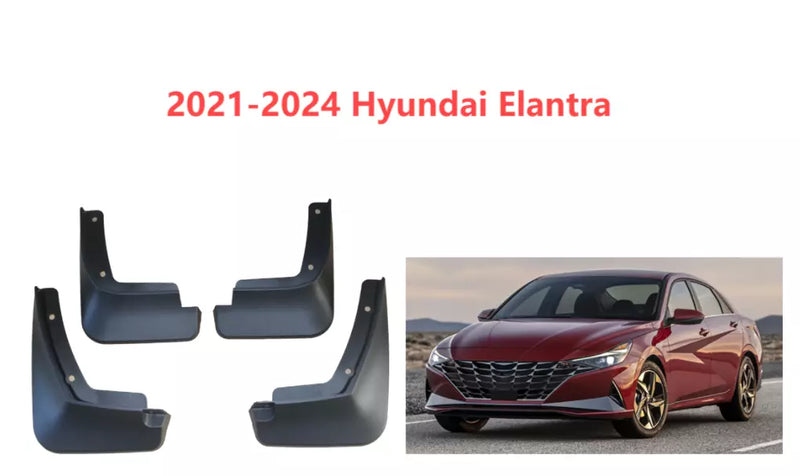 2021-2024 Hyundai Elantra Splash Guards Fender Protectors Mud Flaps (2021-2024)