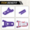 Jeep Wrangler JL JLU (2018-2024) - Purple 1 Set Hood Hinge Cover Trim