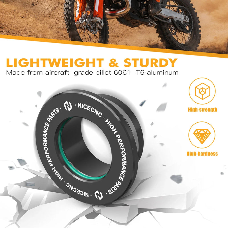 Husqvarna TC125 TC250 FX350 FX450 Front Rear Wheel Spacers (2017-2022)