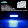 Pontoon Blue 27 LED Stainless Steel Underwater Boat Transom Light