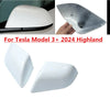 Tesla Model 3+ 2x White Replacement Side Mirror Rearview Cover