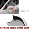 TESLA MODEL 3 Left Driver Side Wing Mirror Cover Lower Holder (2017–2023)