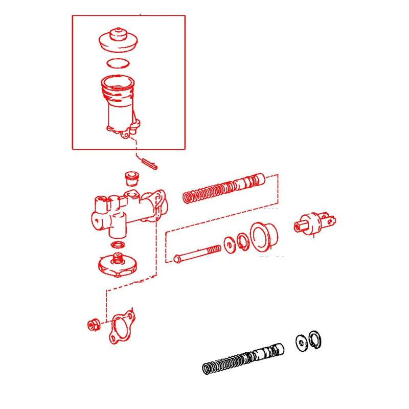 Toyota Corona AT170 AT171 ET176 ST170 ST171 1992-1997 5/8 Clutch Master Cylinder