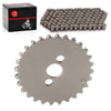 Honda XR80 XR80R XL80S Camshaft Sprocket 28T & Timing CHAIN (1979–1999)