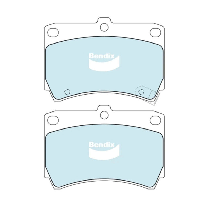 Mazda 121 DB DW Front Disc Brake Pad Set (1990 - 2002)
