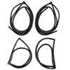 Door Rubber Seal Side Window Set 4 Fits Datsun Bluebird 510 2D Sedan 1967-72