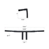 Harley Sportster XL1200 Dyna 1 1/4" 8" Rise T-Bars Handlebar (2004-2023)