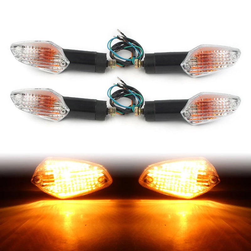 Honda CBF125 Clear Front & Rear Turn Signal Lights (2009-2016)